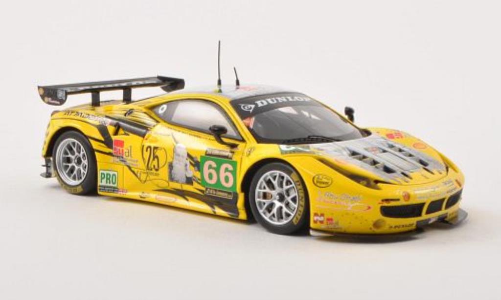 Ferrari 458 Italia 1/43 Fujimi Italia GT2 No.66 JMW Motorsport 24h Le Mans 2013 /A.T modelauto