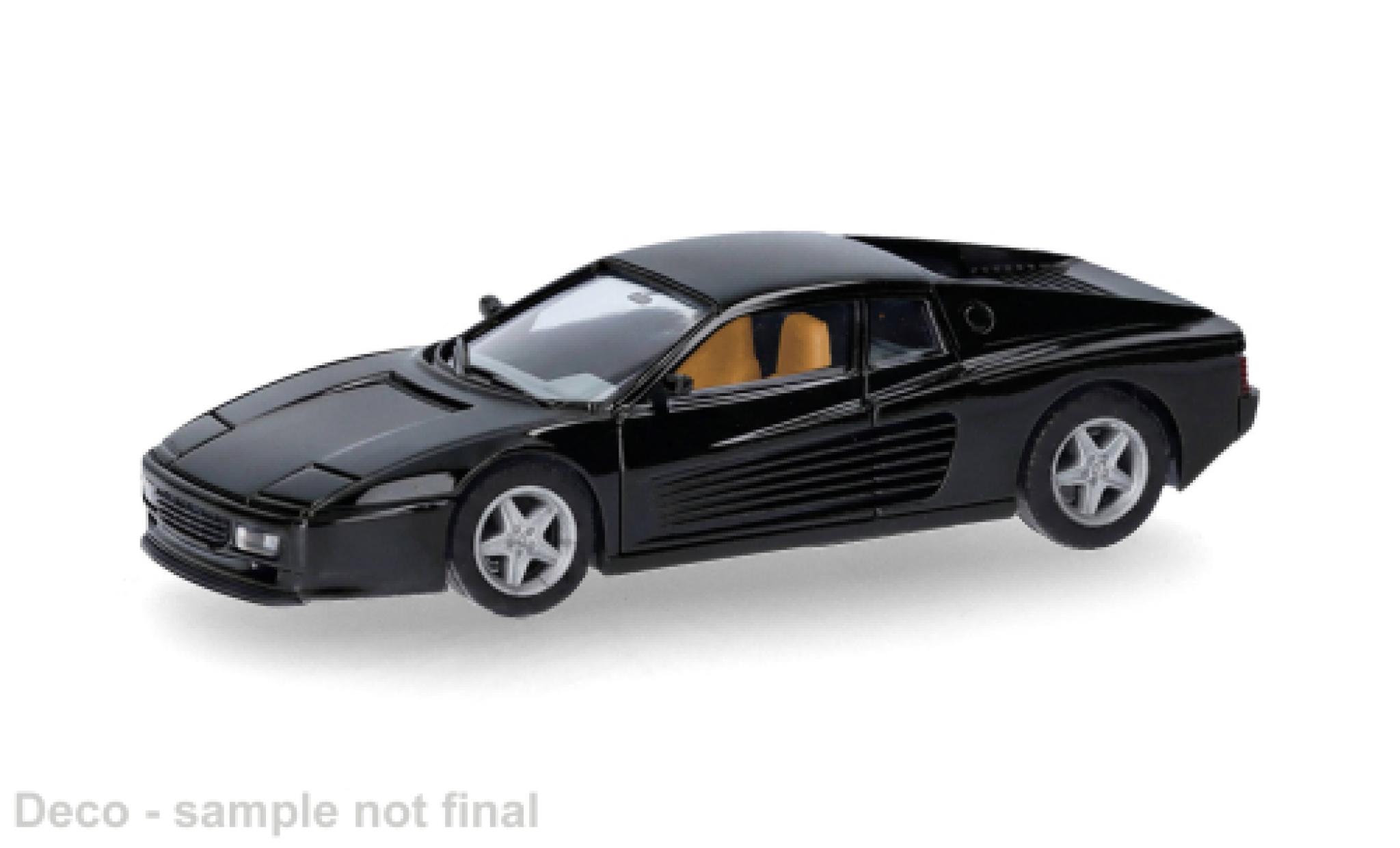 Ferrari 512 1/87 Herpa TR zwart 1:87 modelauto
