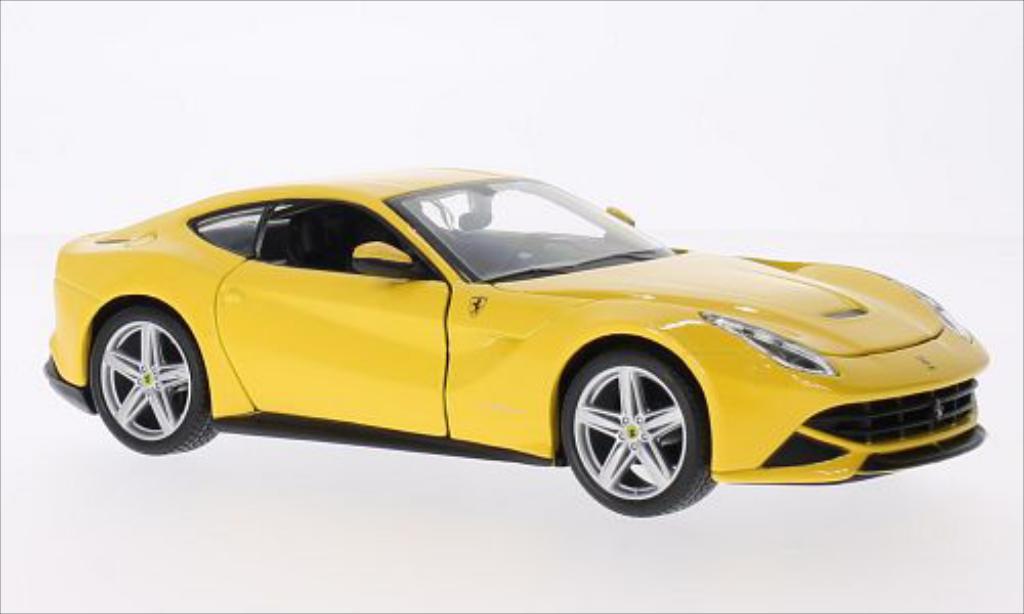 Ferrari F1 1/24 Burago 2 Sedantta geel modelauto