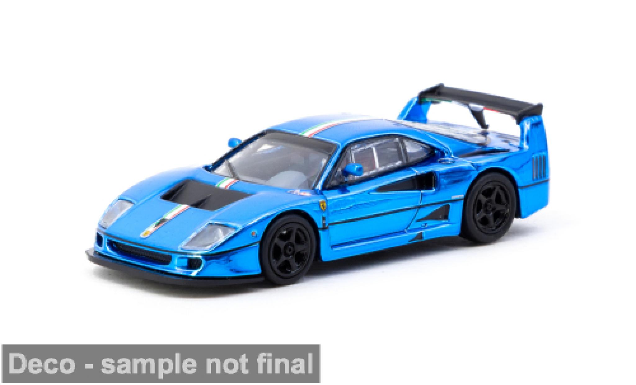 Ferrari F40 1/64 Tarmac Works LM blauw Coca Cola 1:64 modelauto