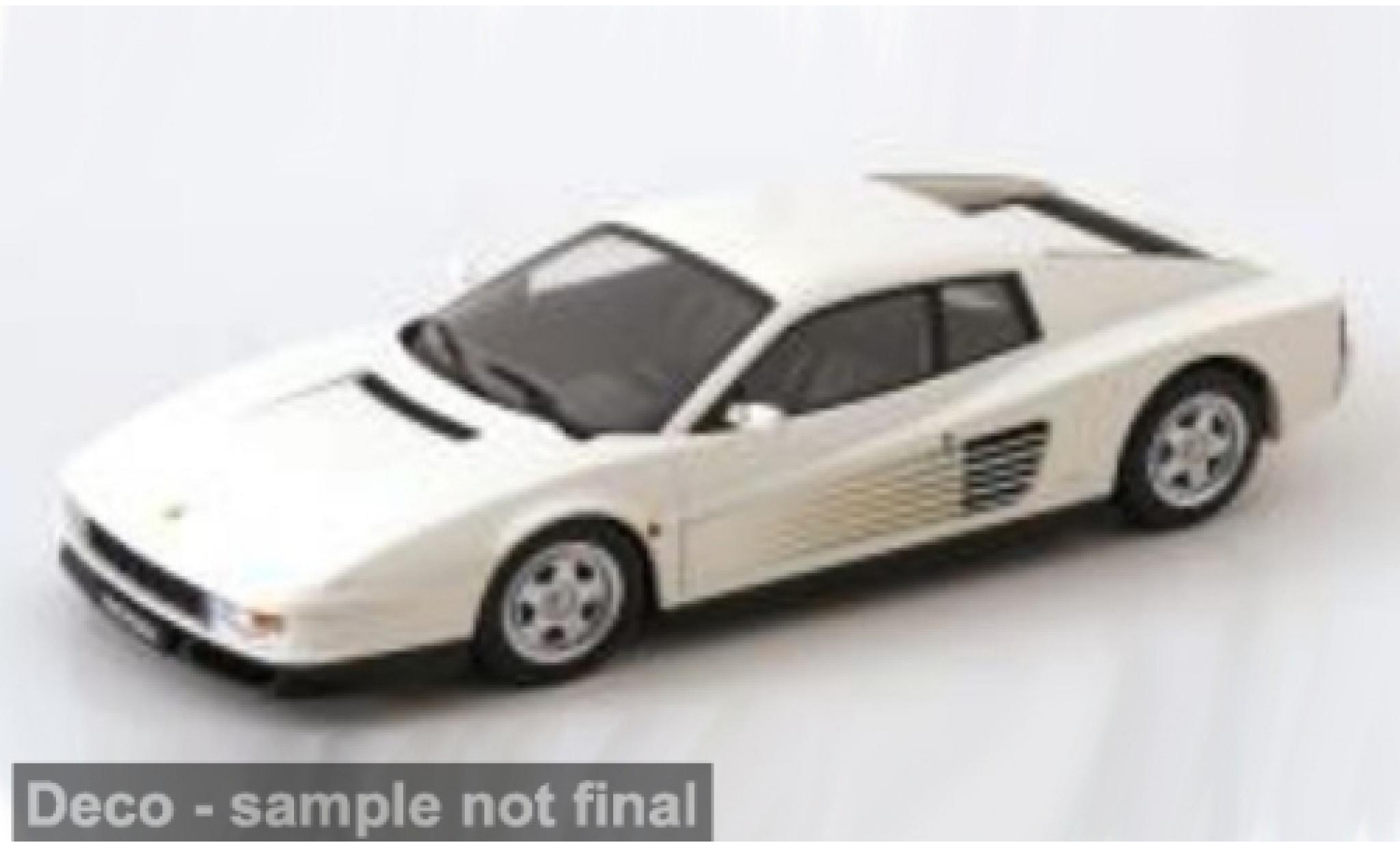 Ferrari Testarossa 1/18 KK Scale wit 1986 1:18 modelauto