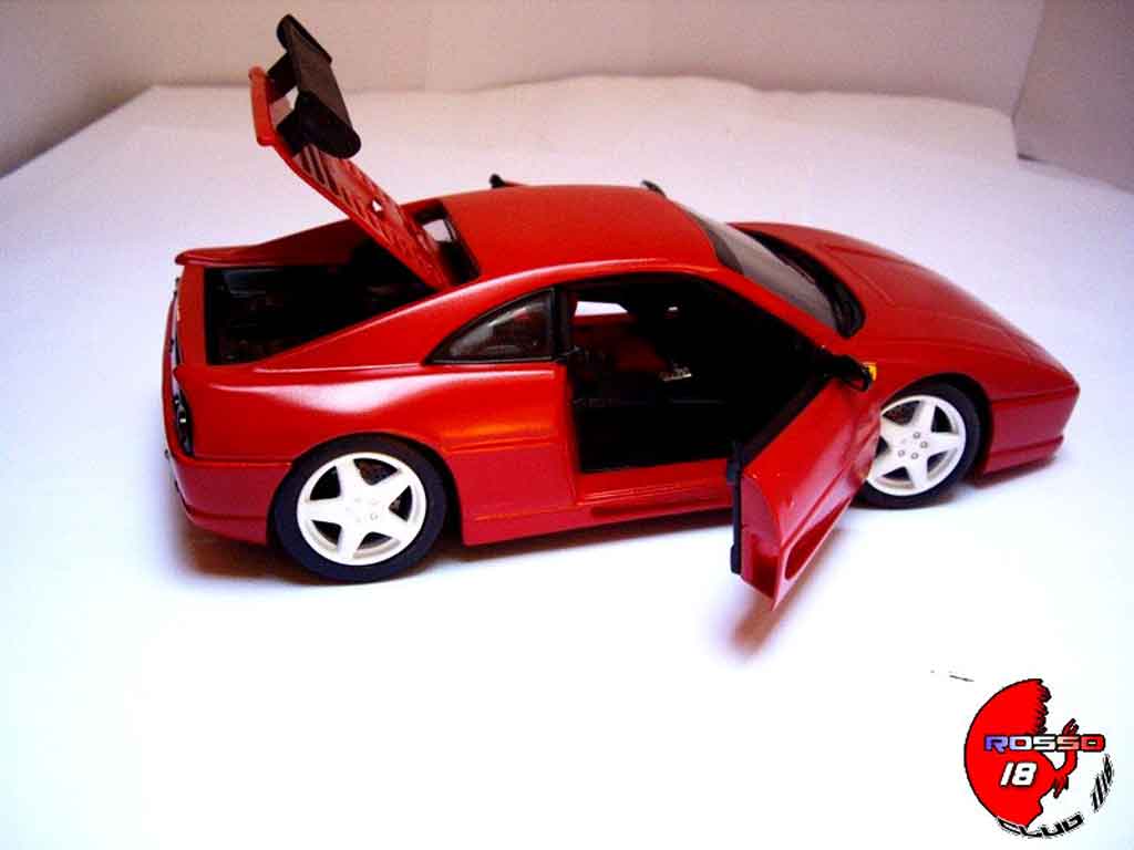 Ferrari F355 Berlinetta Sedan challenge rood 1/18 Hot Wheels