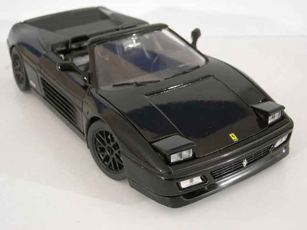 Ferrari 348 Spider 1/18 Mira Spider tuning zwart modelauto