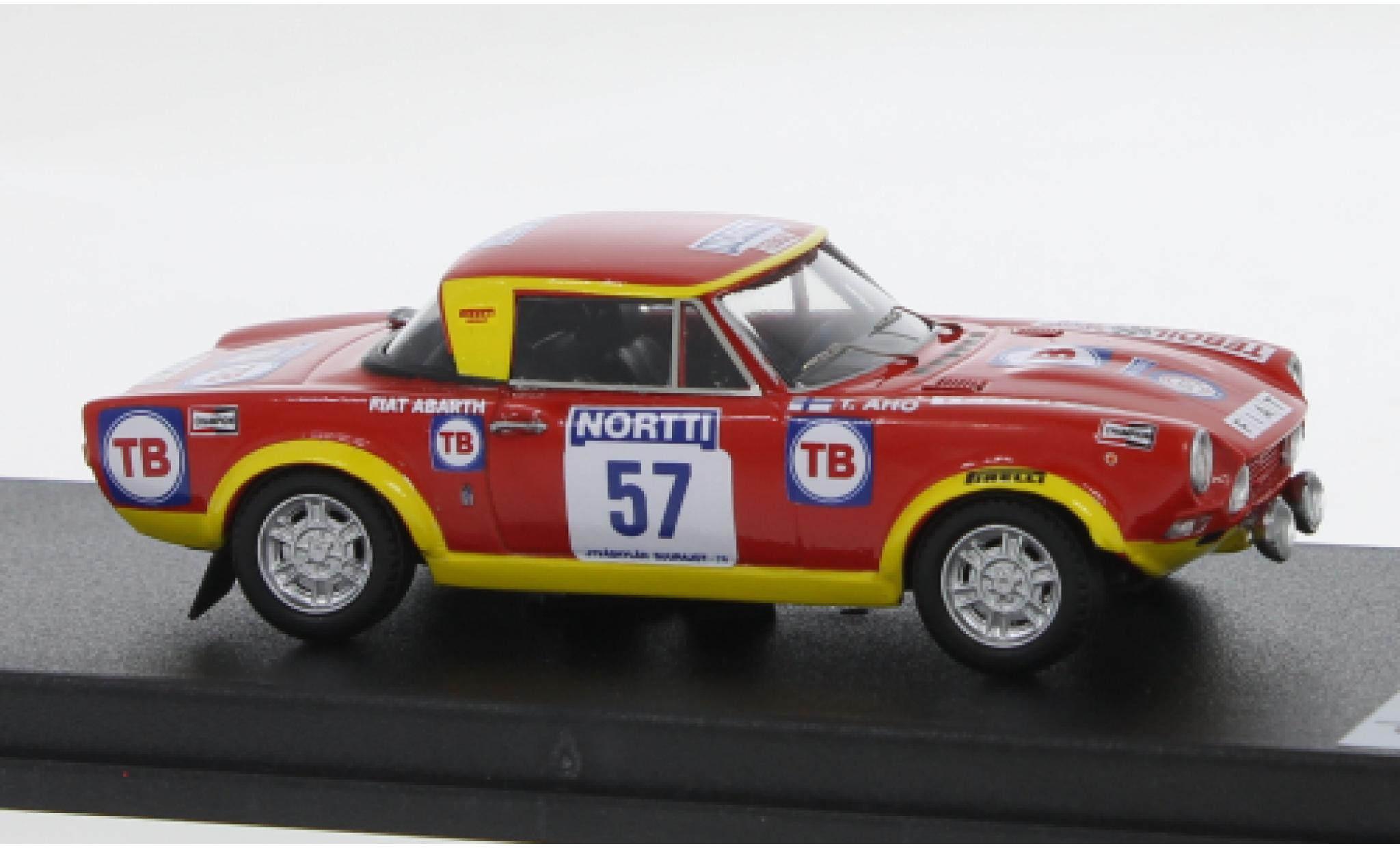 Fiat 124 1/43 Trofeu Abarth Rallye Rallye WM 1000 Lakes Rallye 1974 M.Oksala/T.Aho 1:43 modelauto