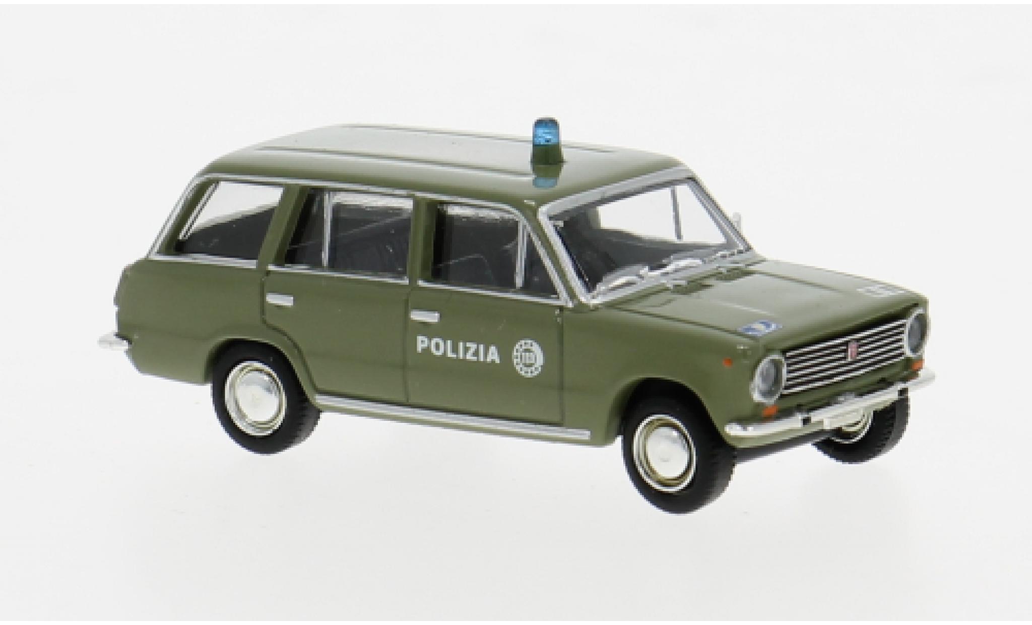 Fiat 124 1/87 Brekina Familiare 1966 Polizia 1:87 modelauto