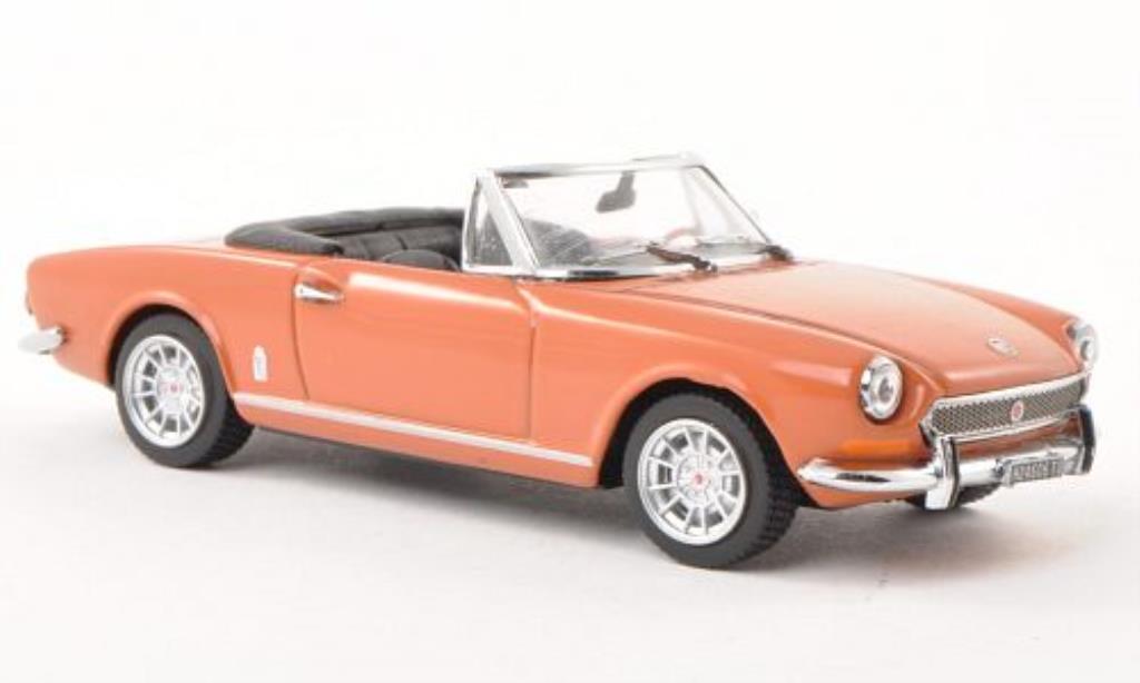 Fiat 124 Spider 1/43 Vitesse Spider BS bruin 1970 modelauto
