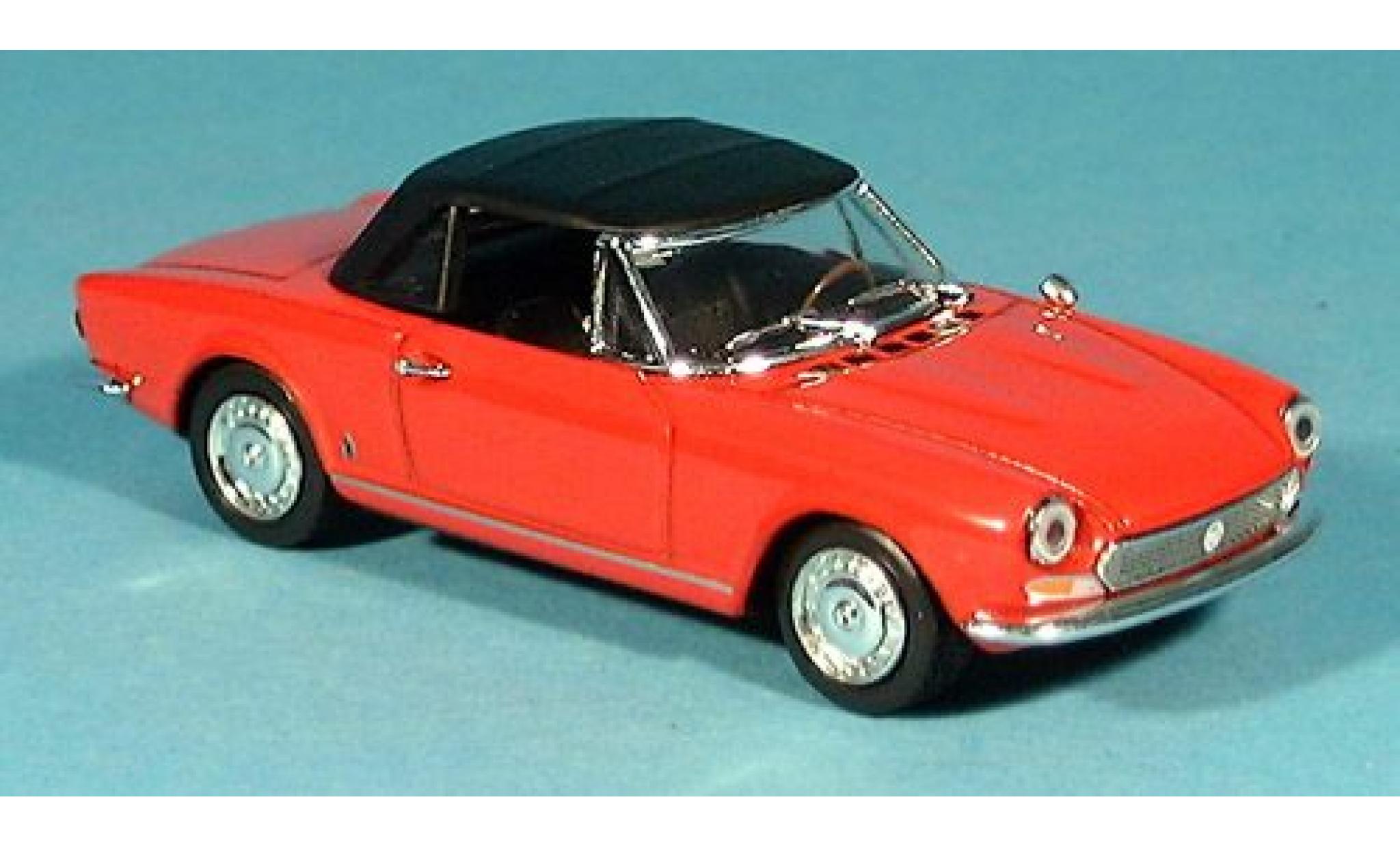 Fiat 124 1/43 Vitesse Sport rood 1:43 modelauto