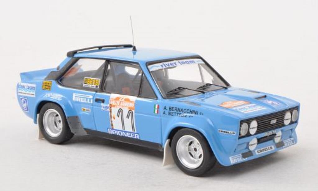 Fiat 131 Abarth 1/43 Trofeu Abarth No.11 River Team Rally San Remo 1980 /A.Bemacchini modelauto