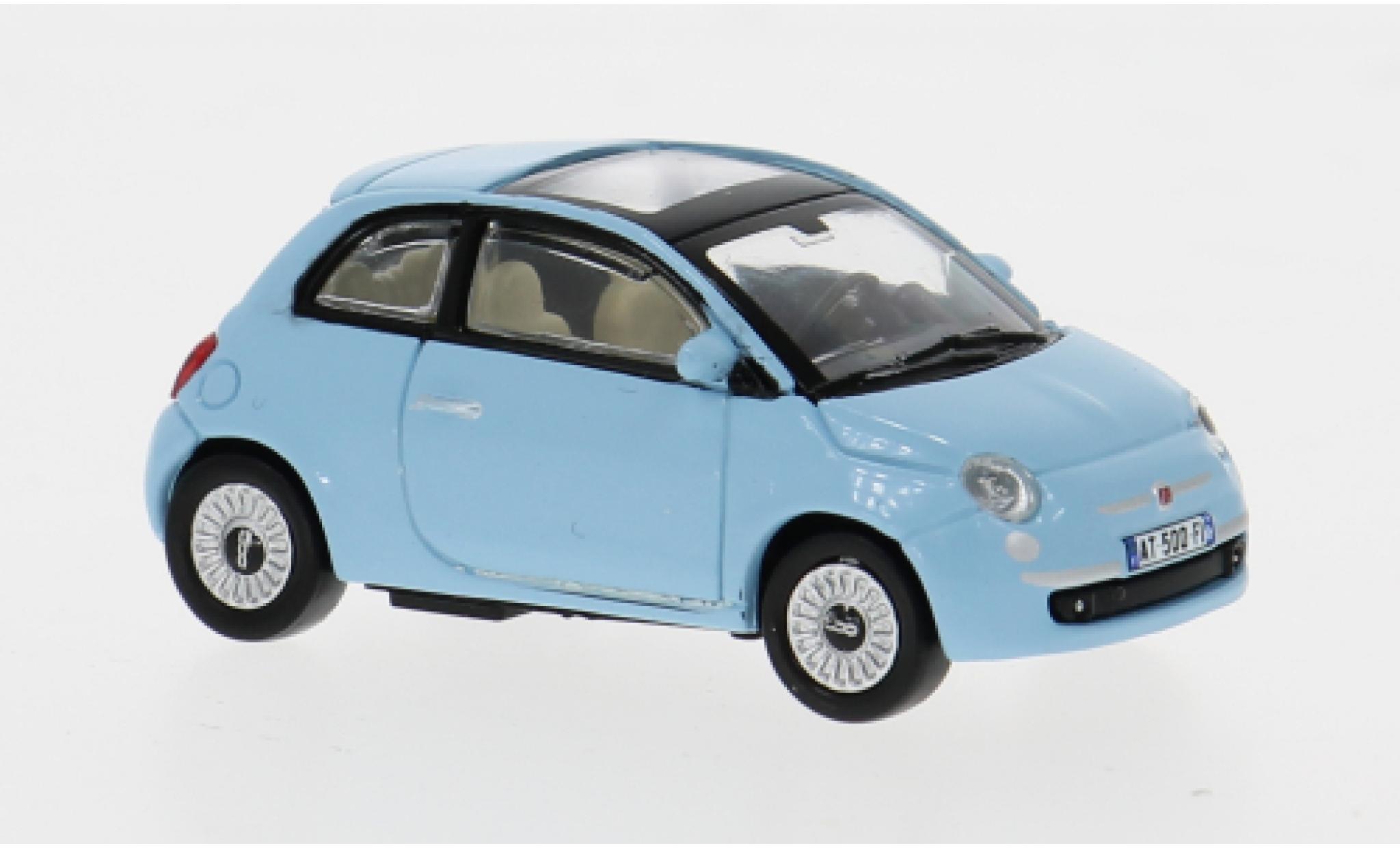 Fiat 500 1/87 Norev blauw 1:87 modelauto