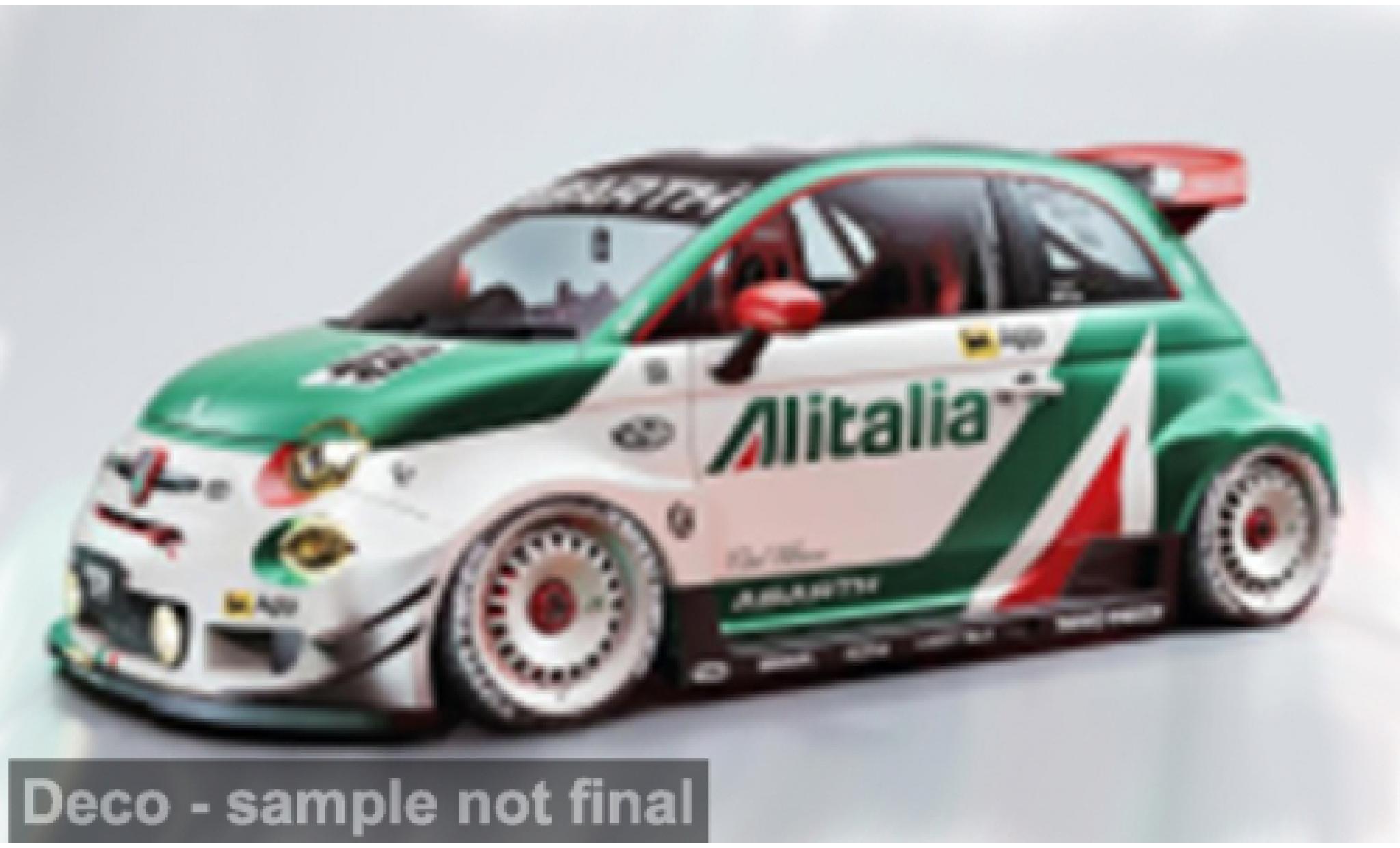 Fiat 595 1/18 Solido Abarth LB-Works Alitalia 1:18 modelauto