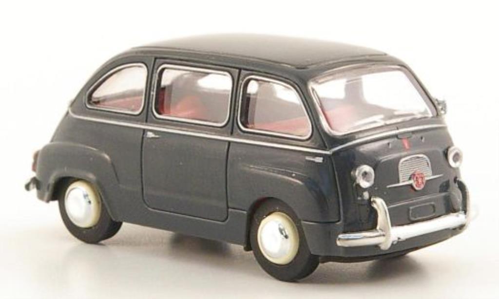 Fiat 600 1/87 Brekina Multipla grijs 1956 modelauto