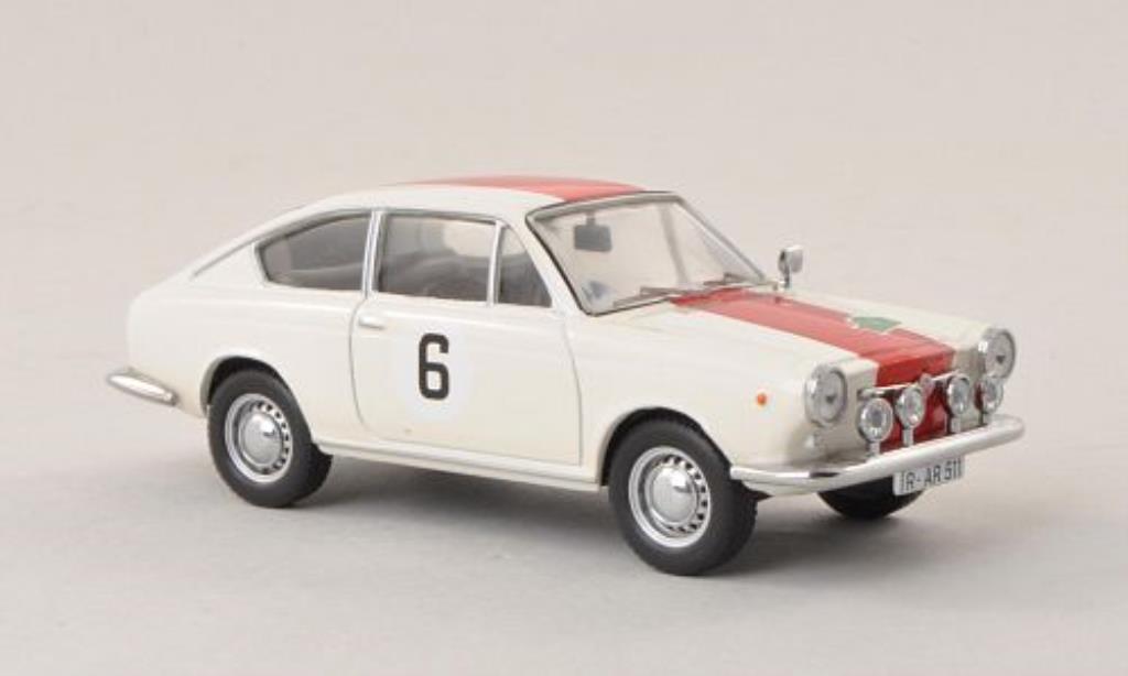 Fiat 850 1/43 IXO Coupe No.6 Rally Bavaria 1968 modelauto