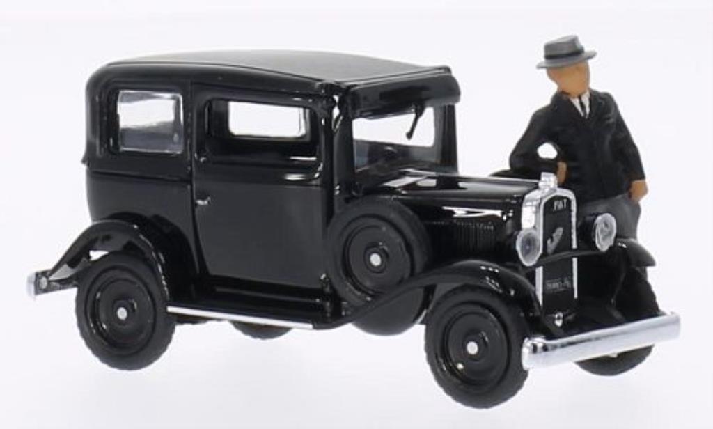 Fiat Balilla 1/43 Rio 508 zwart Villa Torlonia 1932 modelauto