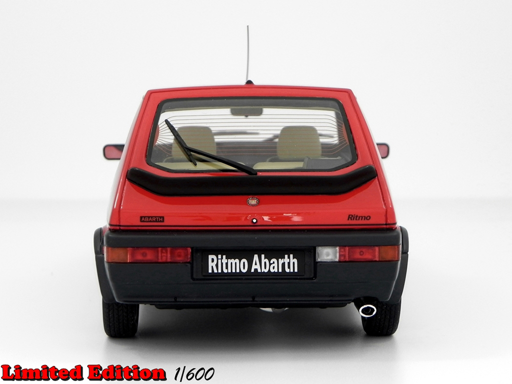 Fiat Ritmo Abarth LM089 rood 1/18 Laudoracing Models