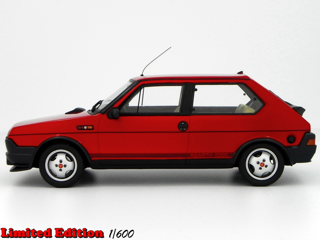 Fiat Ritmo Abarth LM089 rood 1/18 Laudoracing Models