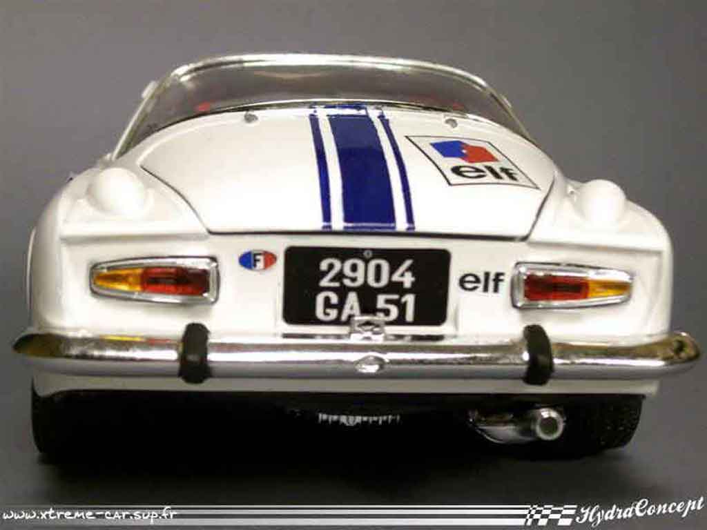 Alpine A110 rallye monte carlo historique 2007 1/18 Burago