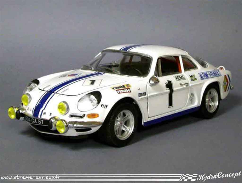 Alpine A110 rallye monte carlo historique 2007 1/18 Burago