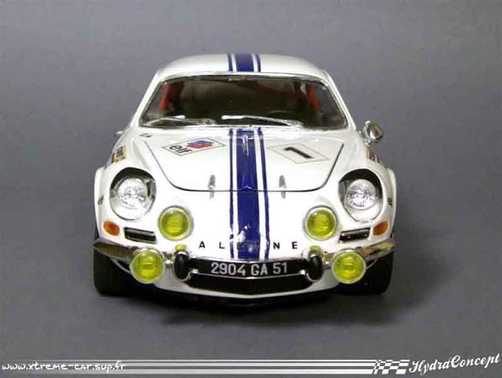 Alpine A110 rallye monte carlo historique 2007 1/18 Burago