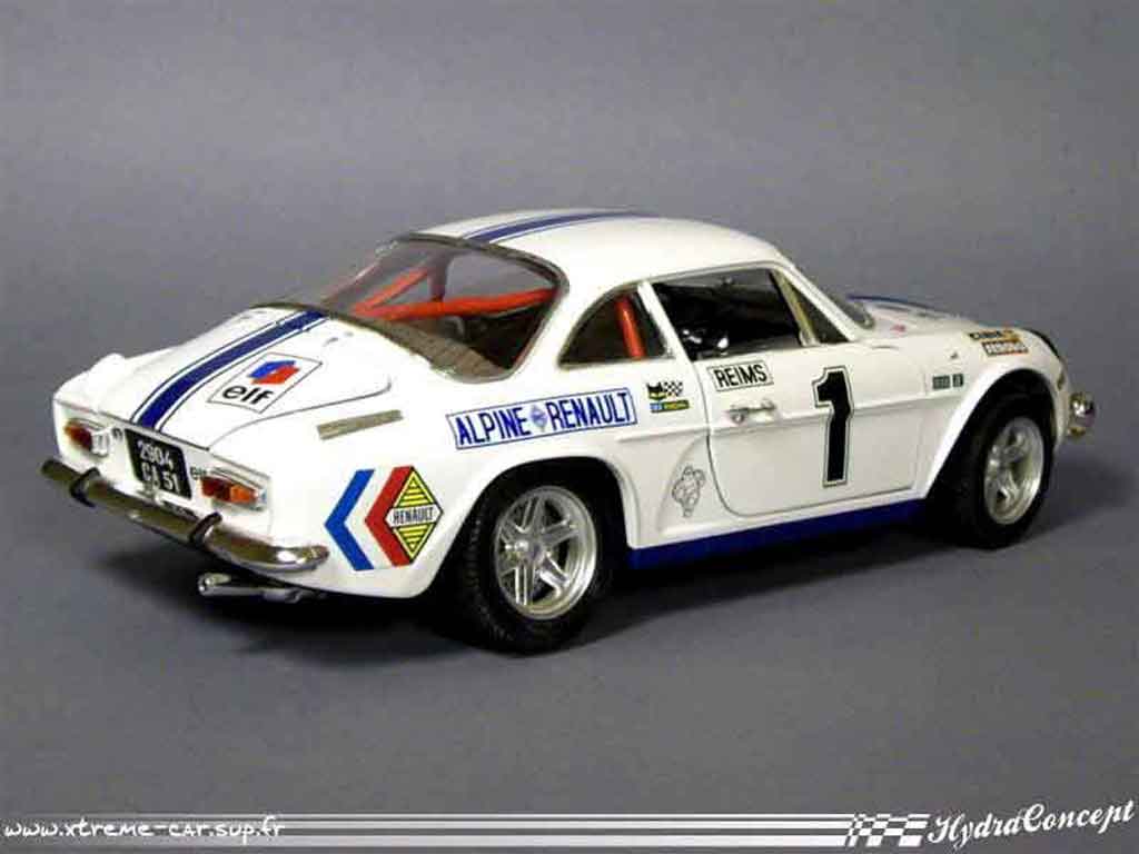 Alpine A110 rallye monte carlo historique 2007 1/18 Burago