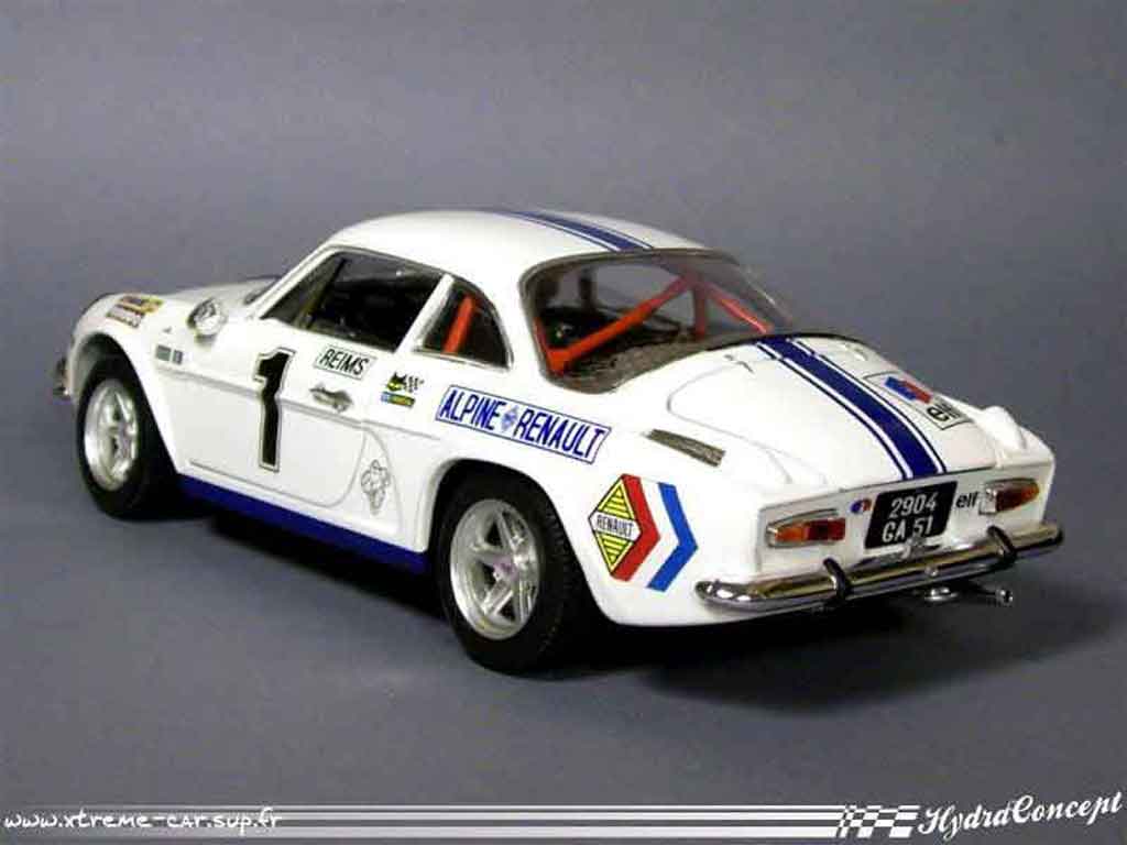 Alpine A110 rallye monte carlo historique 2007 1/18 Burago