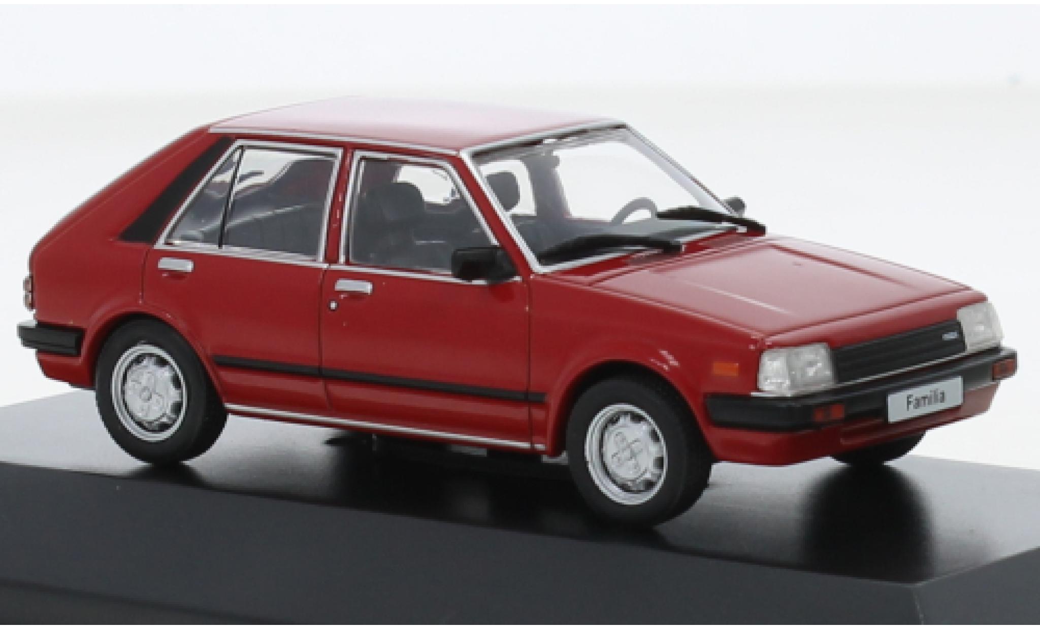 Mazda 323 1/43 First 43 Models rood modelauto