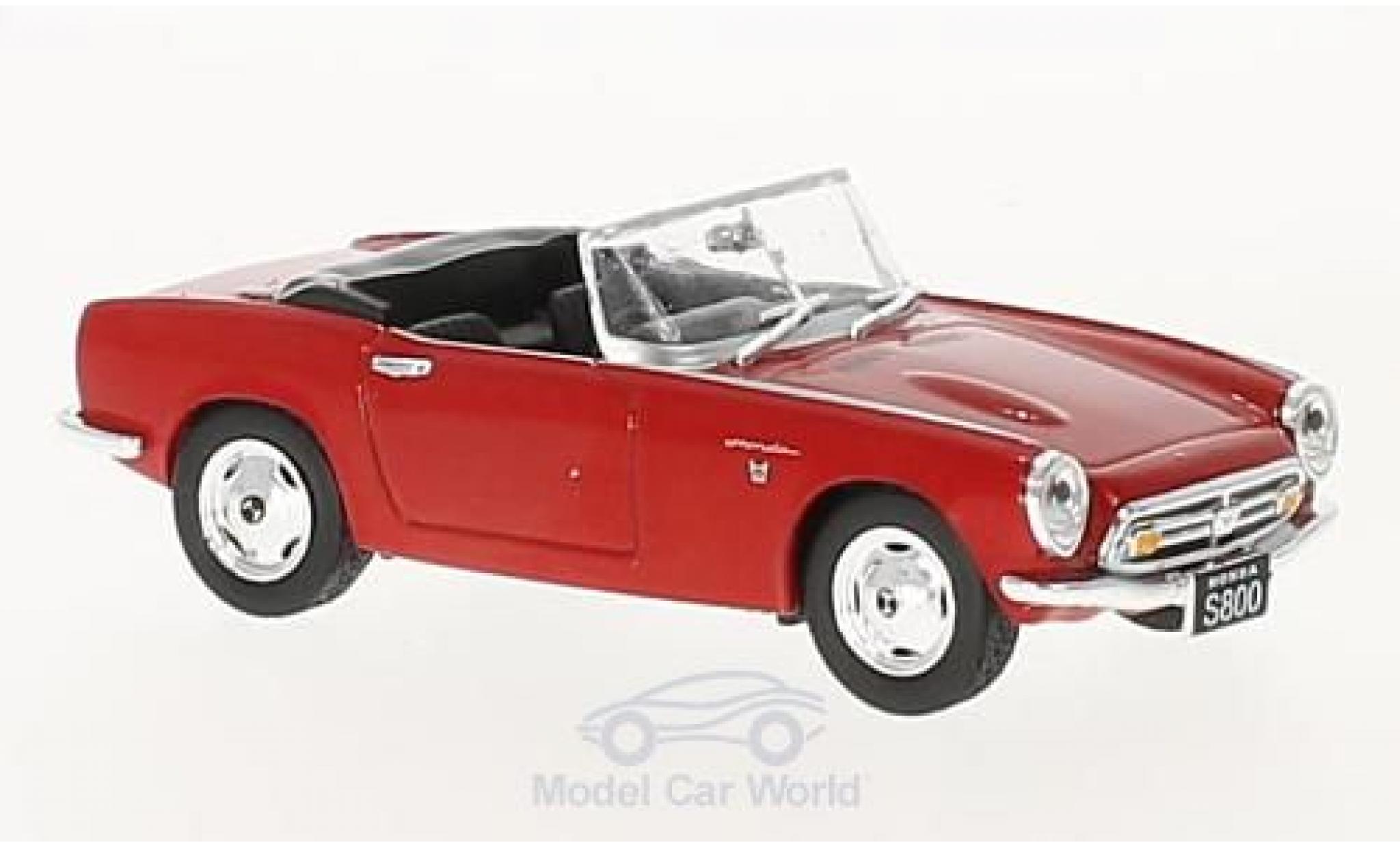Honda S800 1/43 First 43 Models rood RHD 1966 offen modelauto