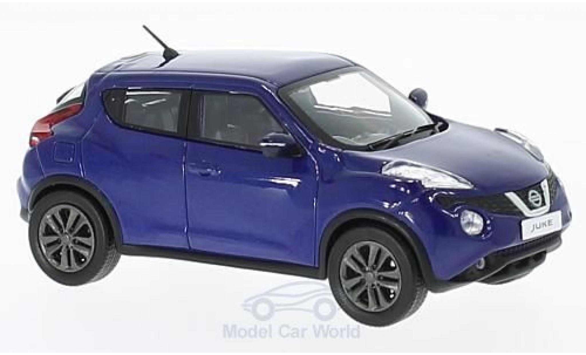 Nissan Juke 1/43 First 43 Models blauw RHD 2015 modelauto