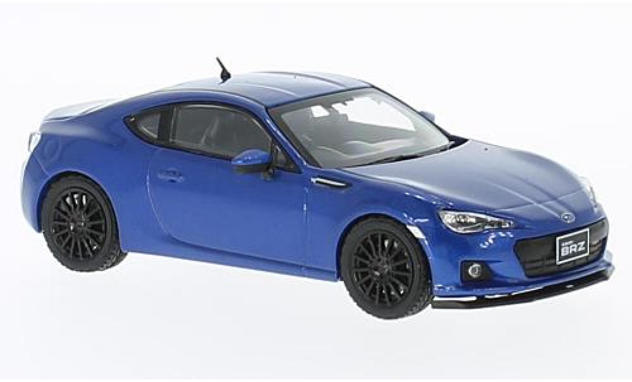 Subaru BRZ 1/43 First 43 Models STI tS metallic blauw RHD 2013 modelauto