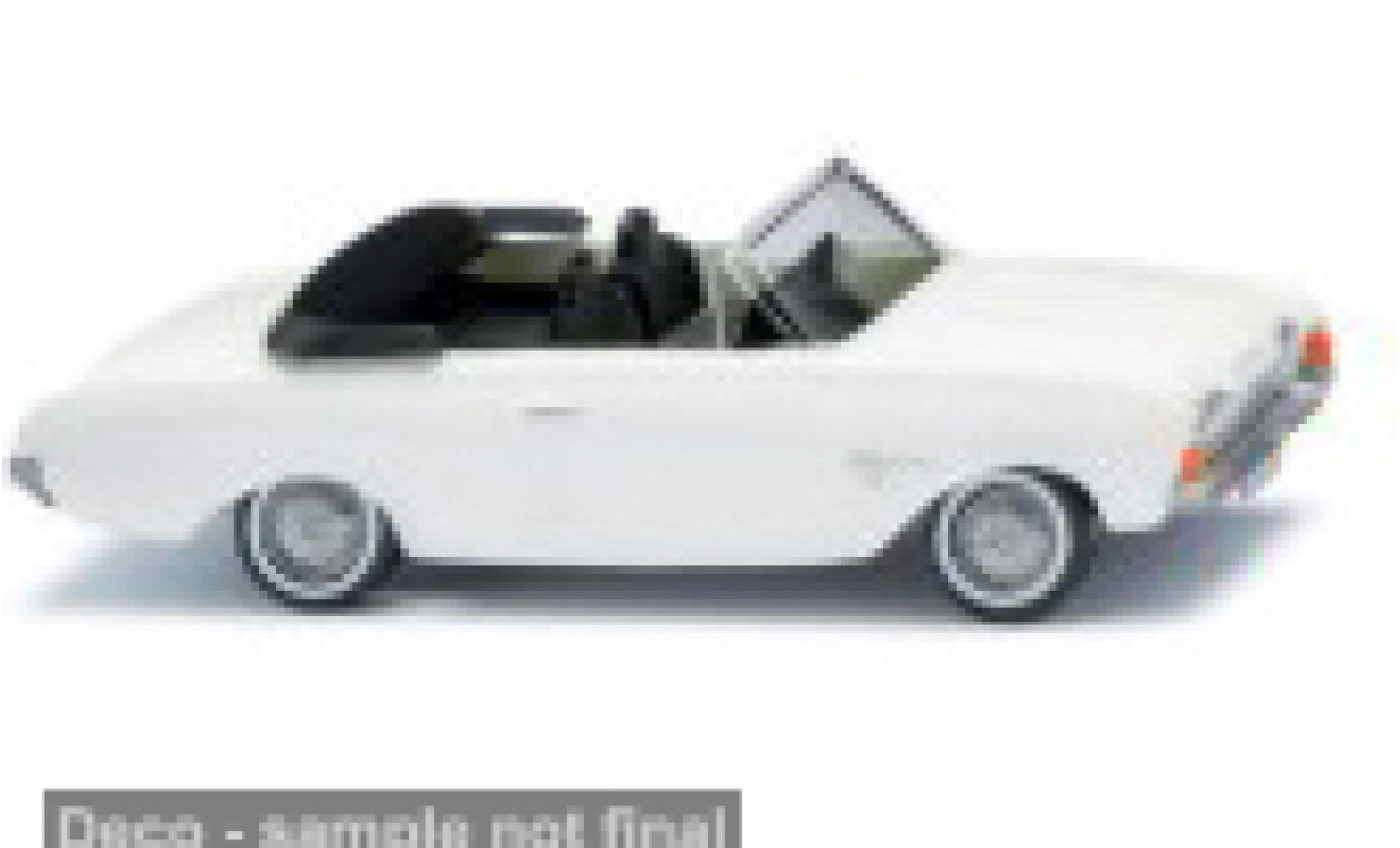 Ford 17M 1/87 Wiking wit/zwart 1960 1:87 modelauto