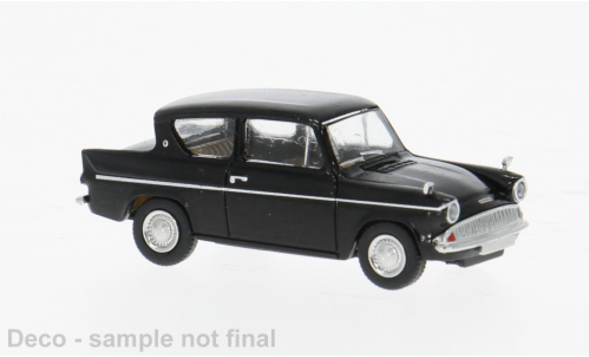 Ford Anglia 1/87 Brekina zwart 1959 1:87 modelauto