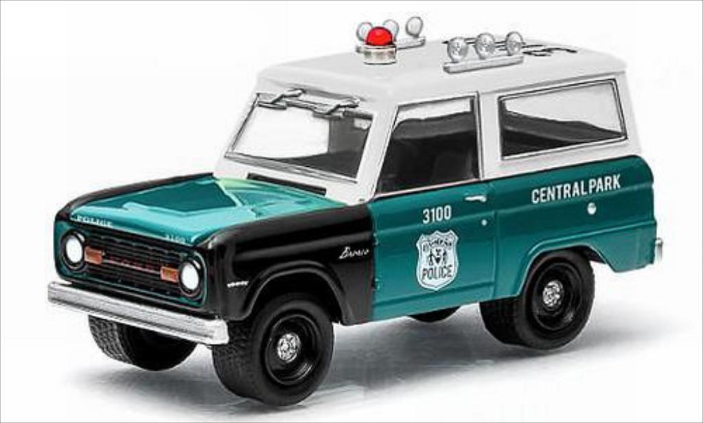 Ford Bronco 1/64 Greenlight NYPD - New York Politie Department 1967 modelauto