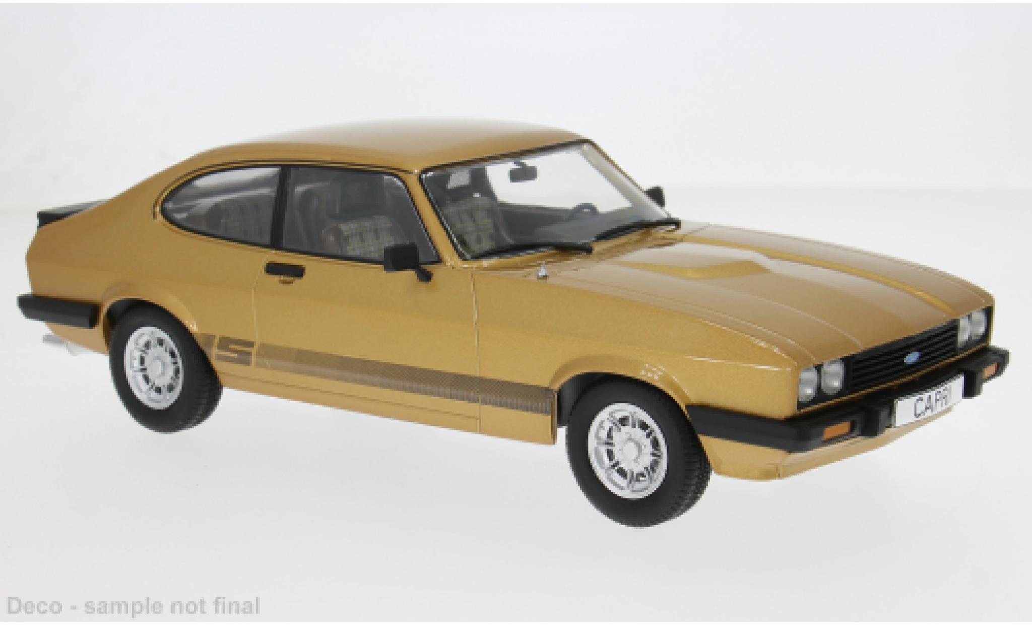 Ford Capri 1/18 MCG III gold 1978 1:18 modelauto