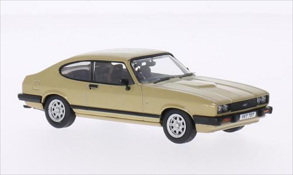 Ford Capri 1/43 Vanguards Mk3 3.0 Ghia gold RHD modelauto