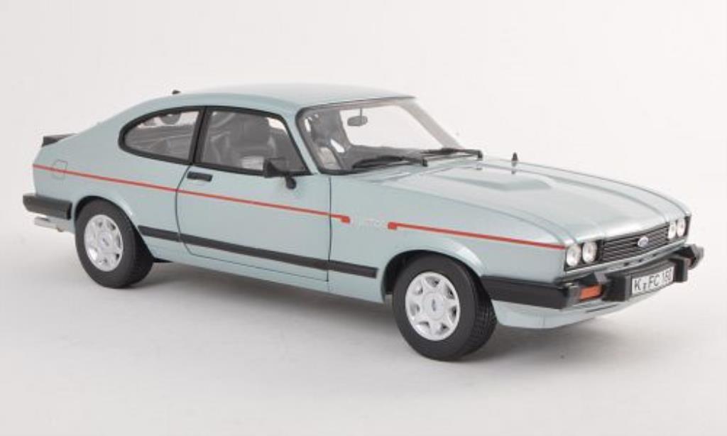 Ford Capri 1/18 Norev MkIII 2.8i grijs-blauw 1982 modelauto