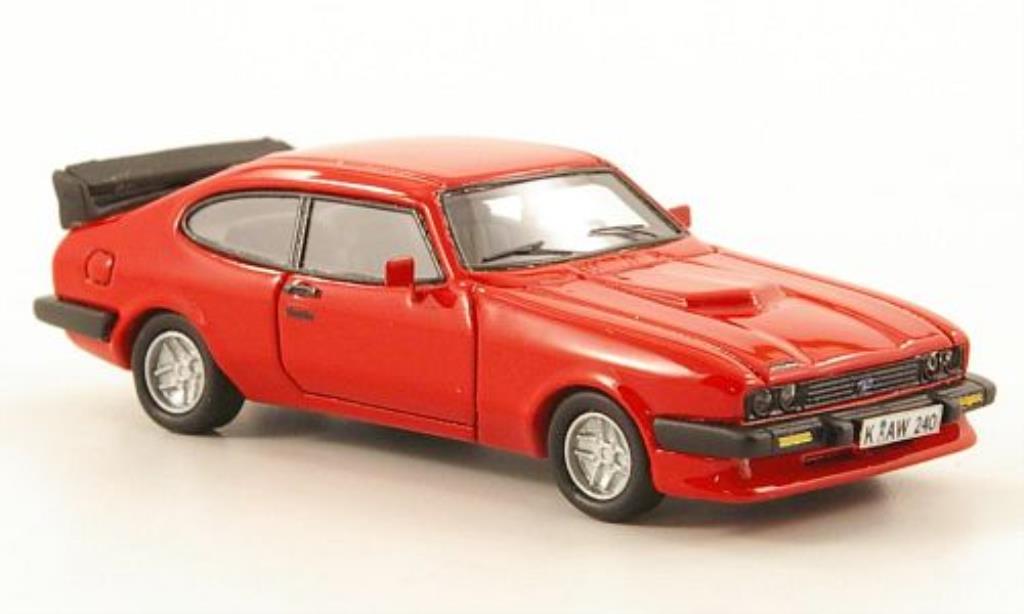 Ford Capri 1/87 Neo MkIII Turbo rood modelauto