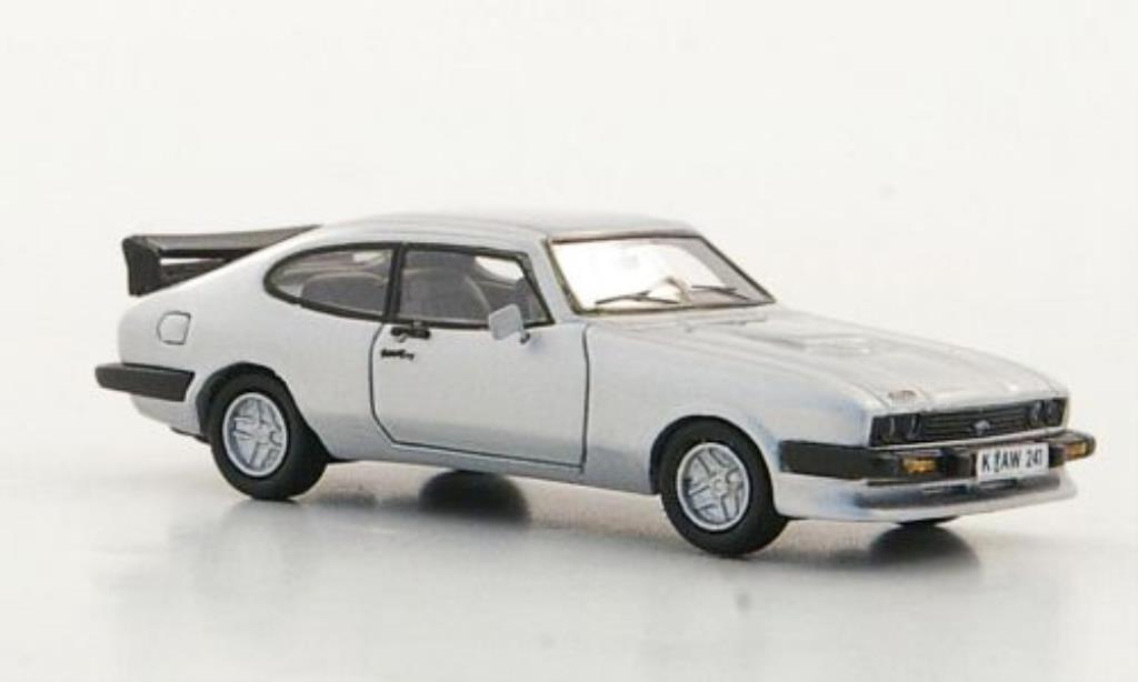 Ford Capri 1/87 Neo MkIII Turbo grijs 1981 modelauto