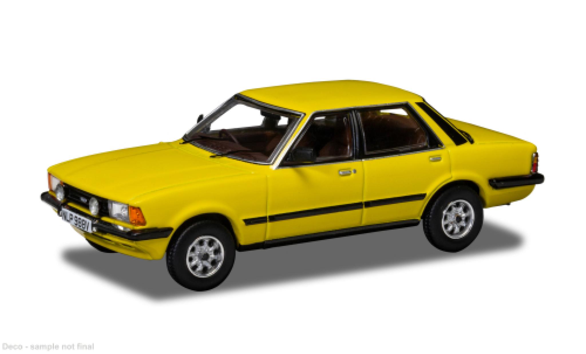 Ford Cortina 1/43 Vanguards MK V geel 1:43 modelauto