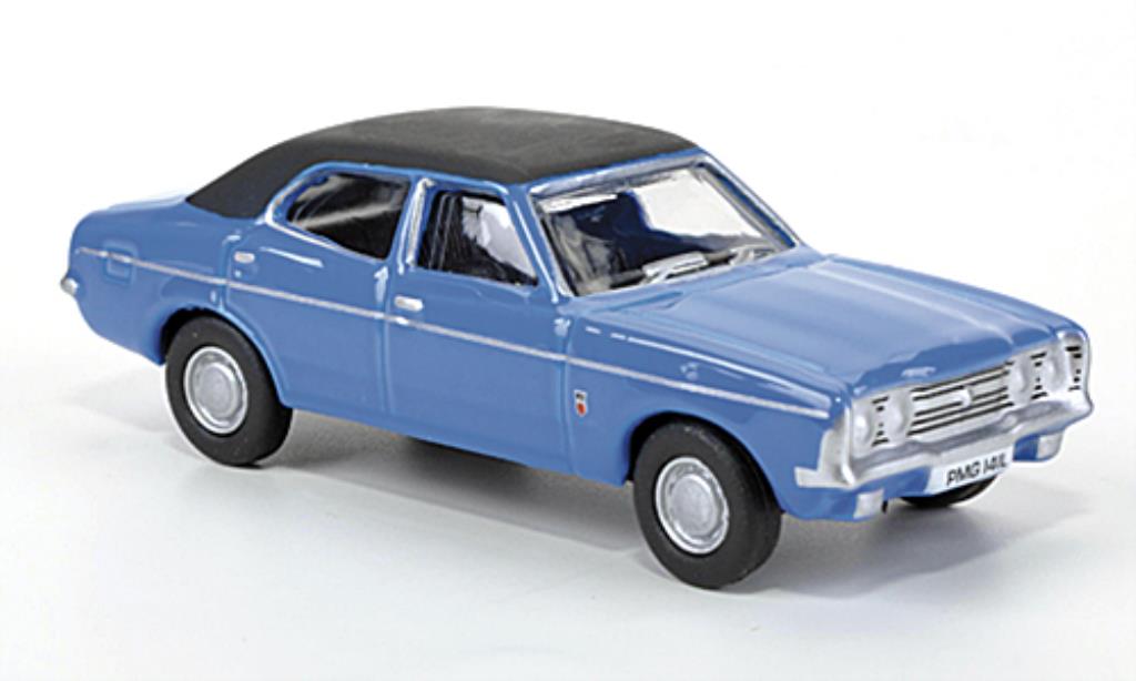 Ford Cortina 1/76 Oxford MkIII blauw/zwart 1977 modelauto