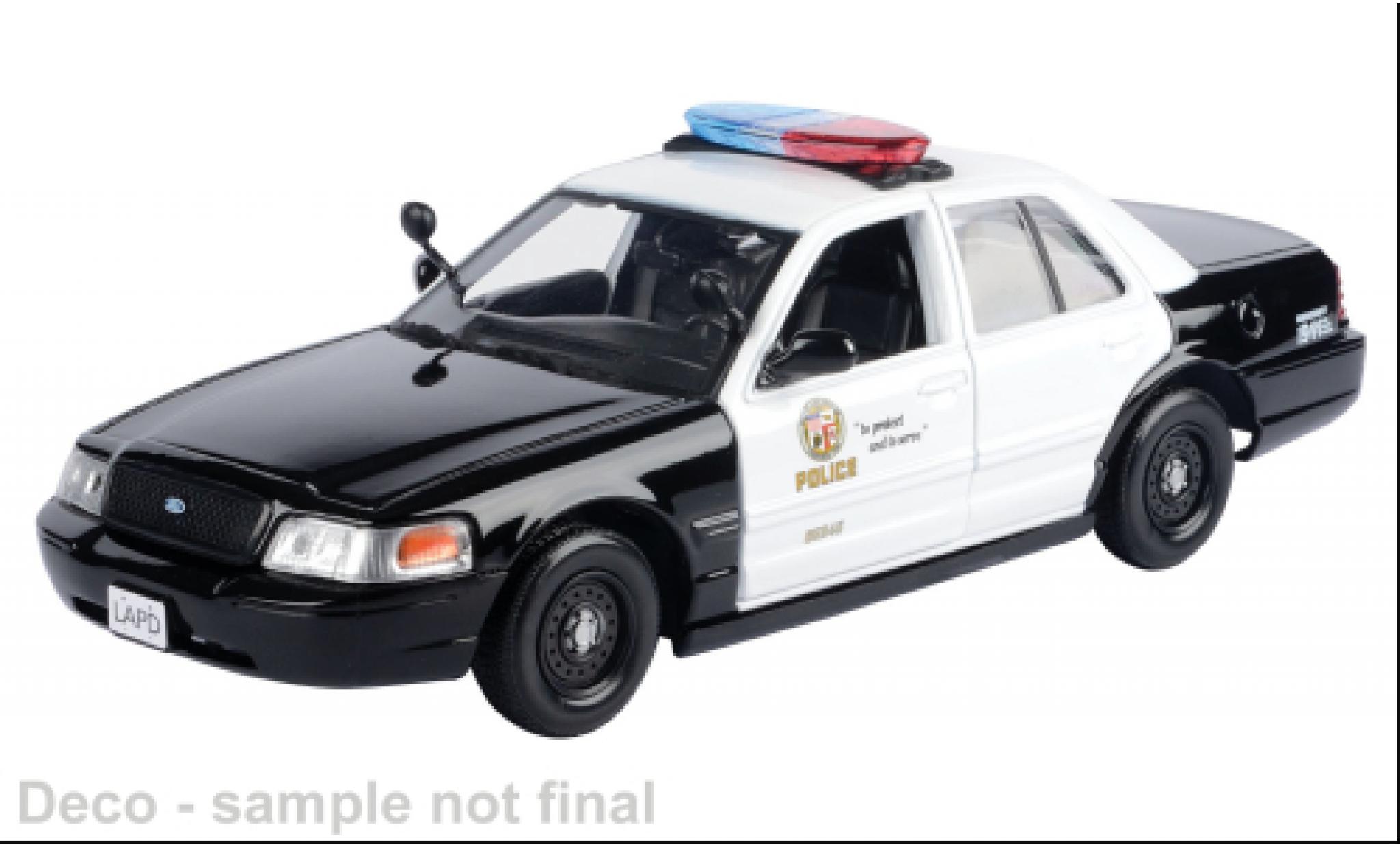 Ford Crown 1/24 Motormax Victoria Interceptor 2010 LAPD 1:24 modelauto