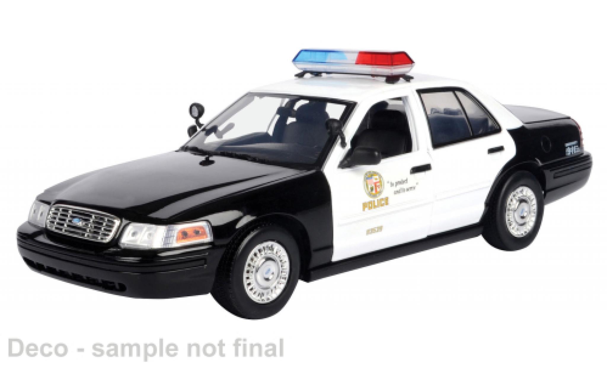 Ford Crown 1/18 Motormax Victoria Politie Interceptor 2001 LAPD 1:18 modelauto