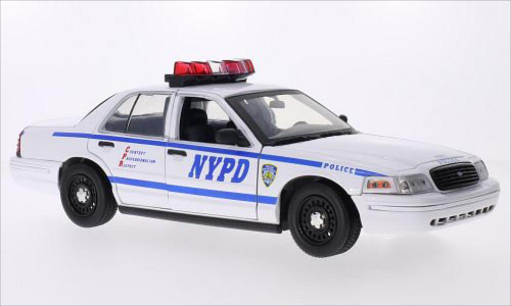 Ford Crown 1/18 Greenlight Victoria Politie Interceptor NYPD 2001 modelauto