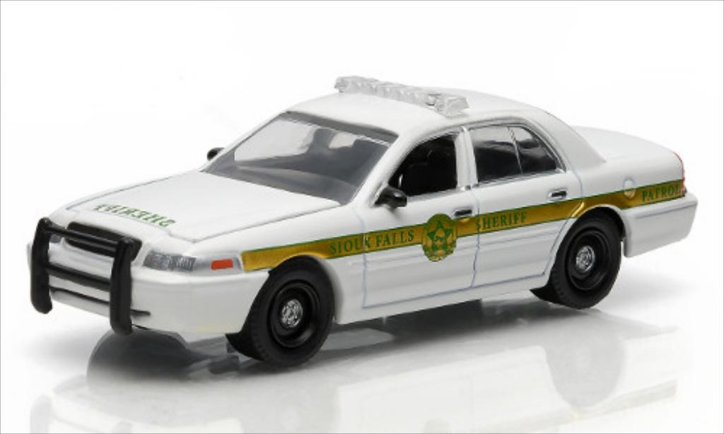 Ford Crown 1/64 Greenlight Victoria Politie Interceptor Sioux Falls Sheriff Supernatural modelauto