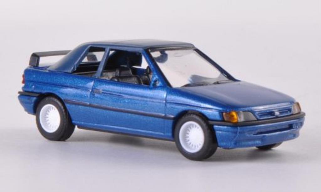 Ford Escort 1/87 Busch Cabrio geschlossen petrol 1991 modelauto