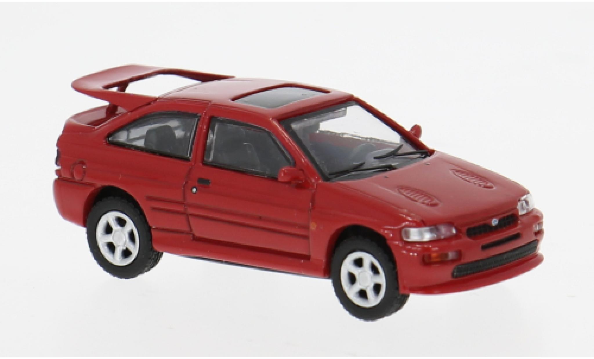 Ford Escort 1/87 Minichamps Cosworth rood 1992 1:87 modelauto
