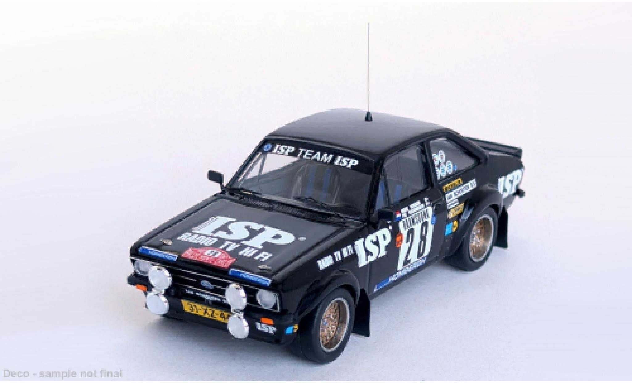 Ford Escort 1/43 Trofeu MK II Rally Monte Carlo 1981 #28 H.Vossen/P.Theunissen 1:43 modelauto