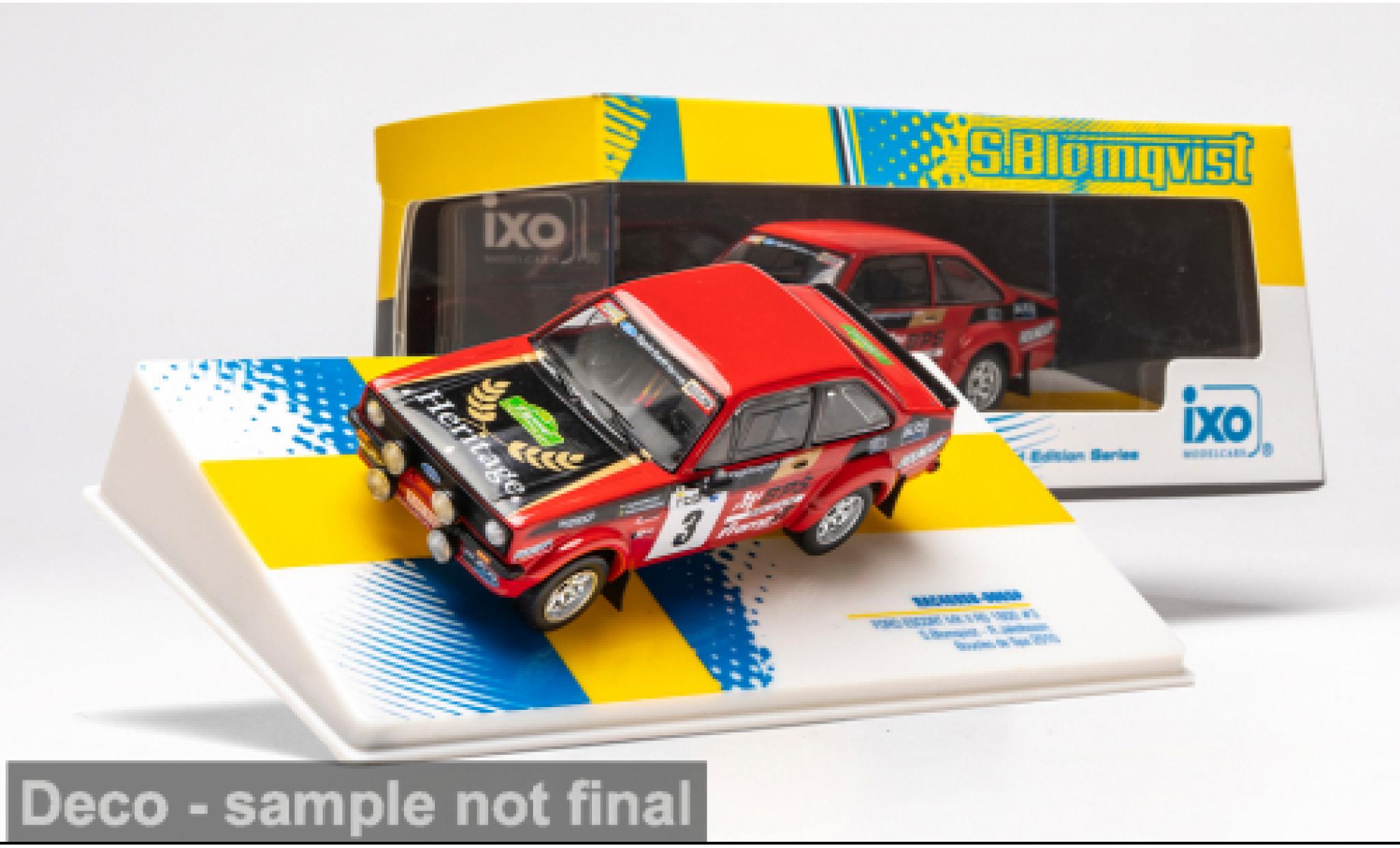 Ford Escort 1/43 IXO MK II RS 1800 Legend Boucles de Spa 2010 #3 S.Blomqvist/R.Jakobsson 1:43 modelauto