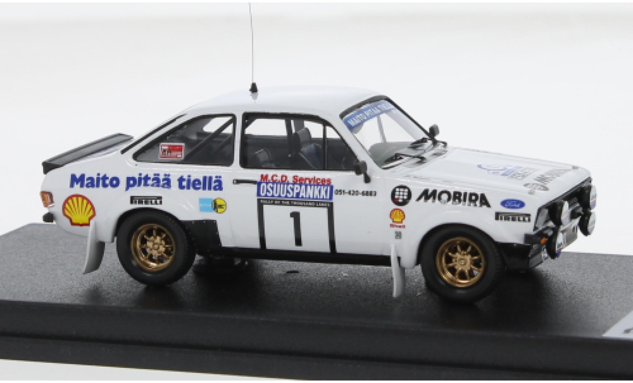 Ford Escort 1/43 Trofeu MK II RS Rallye WM 1000 Lakes Rallye 1982 A.Vatanen/T.Harryman 1:43 modelauto