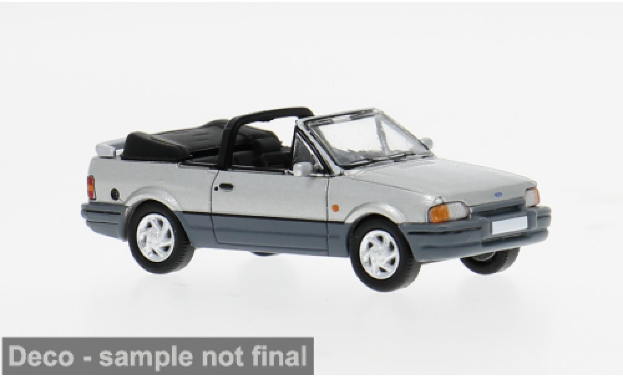 Ford Escort 1/87 PCX87 MK IV Cabriolet grijs/grijs 1986 1:87 modelauto
