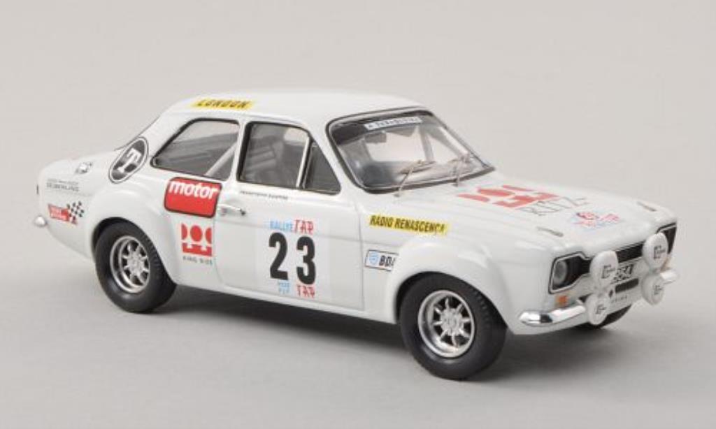Ford Escort 1/43 Trofeu MkI 1600 TC No.23 Ritz Rally Portugal 1973 /J.Anjos modelauto