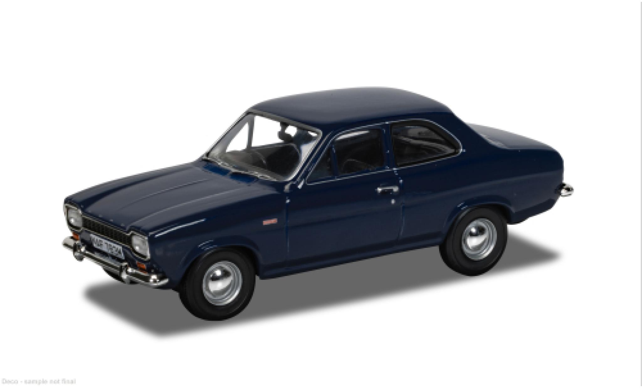 Ford Escort 1/43 Vanguards MKI RS 1600 blauw 1:43 modelauto